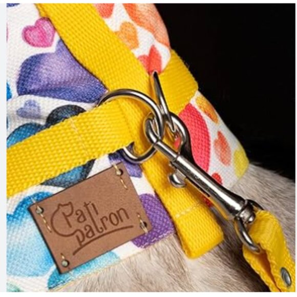 PATIPATRON Cat Harness and Leash Set Cats Escape Proof Adjustable Size M - Picture 4 of 6